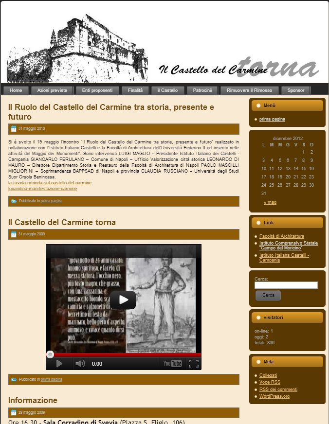 sito castello del carmine
